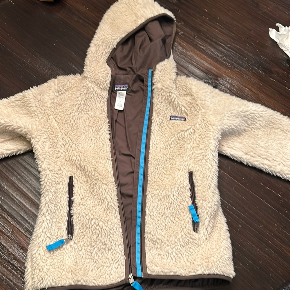 Patagonia vintage women’s Sherpa zip up jacket size small